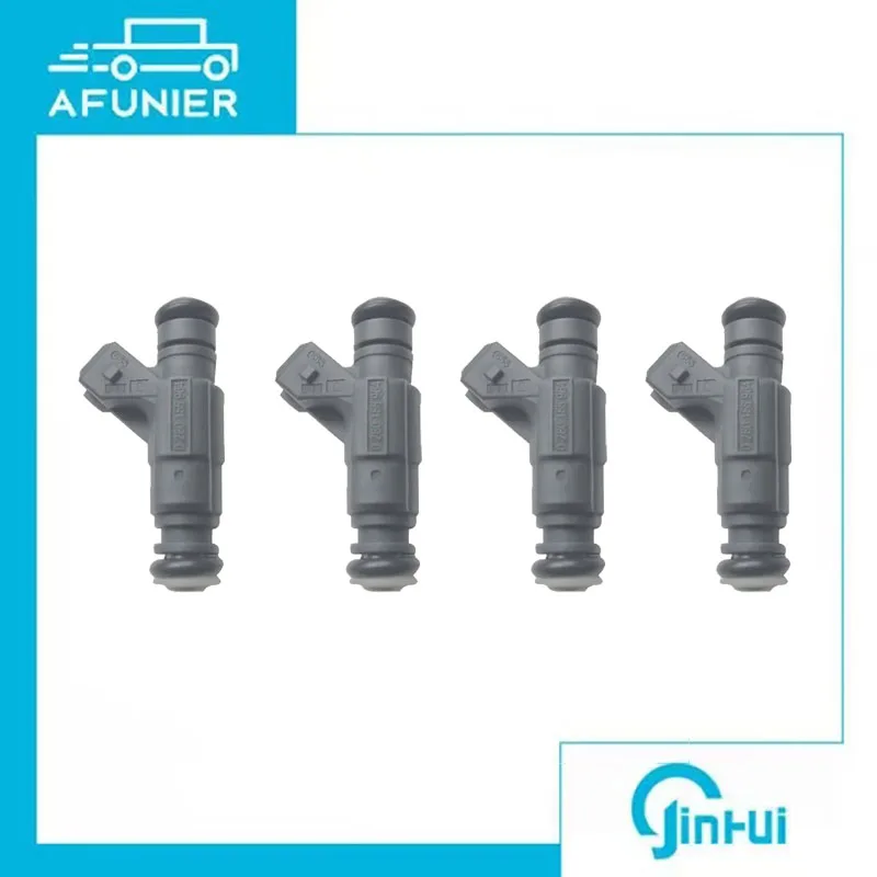 4Pcs Fuel Injector Nozzle For Chery QQ3 Suzuki Alto Chana Star Hafei BYD Flyer OE No.:0280155964