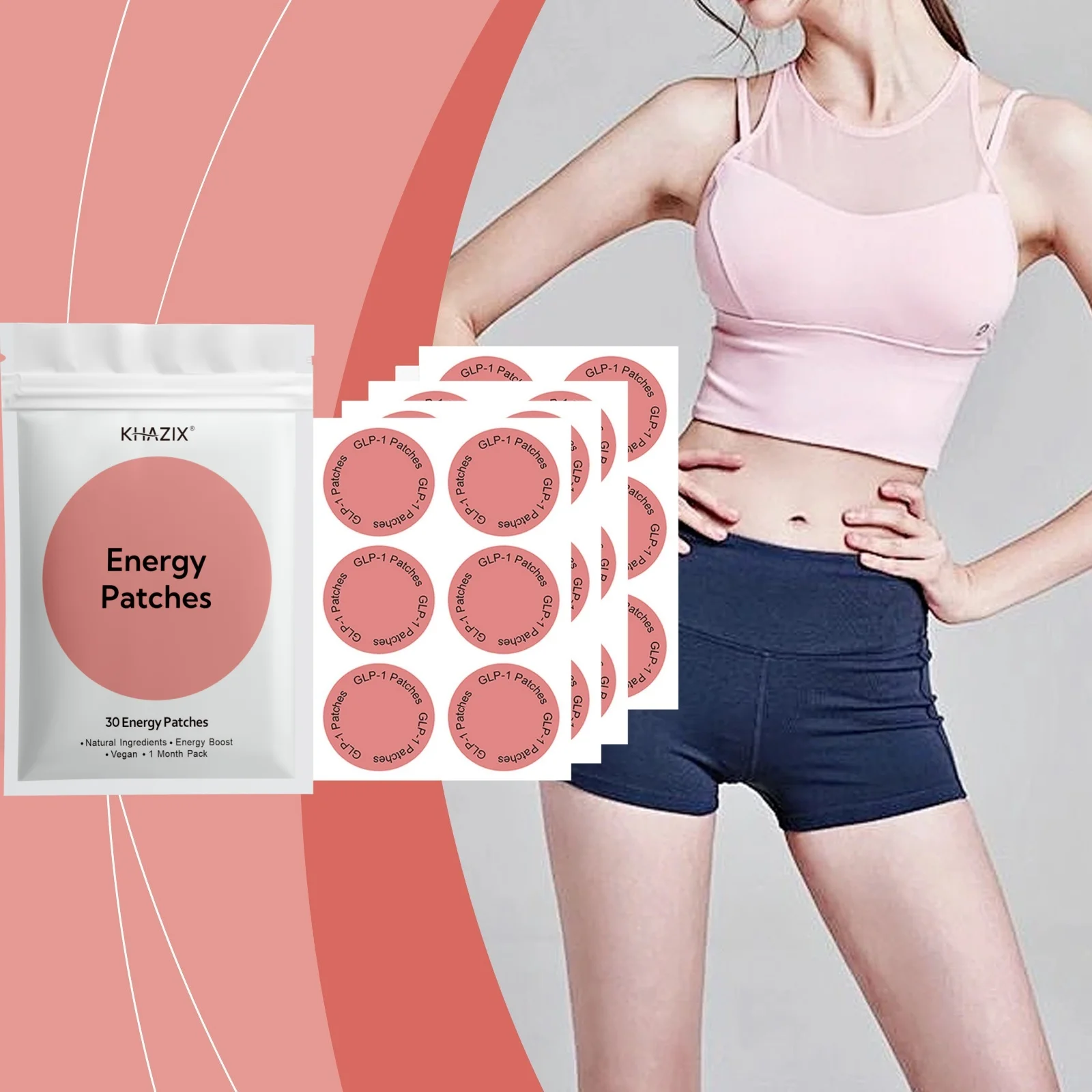 12pcs/30pcs body care patches gently nourish the skin and fit lightly. Portable and easy-to-use body care patches are always ava