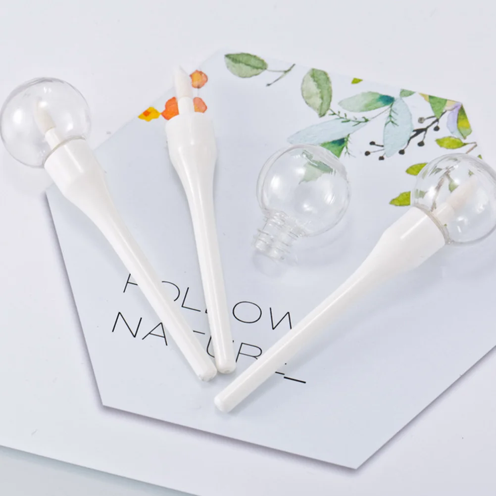 25 tubi per lucidalabbra lecca-lecca, tubi vuoti per balsamo per labbra, kit contenitore in plastica, rossetto fai da te, per realizzare ABS con pennello da viaggio per ragazze