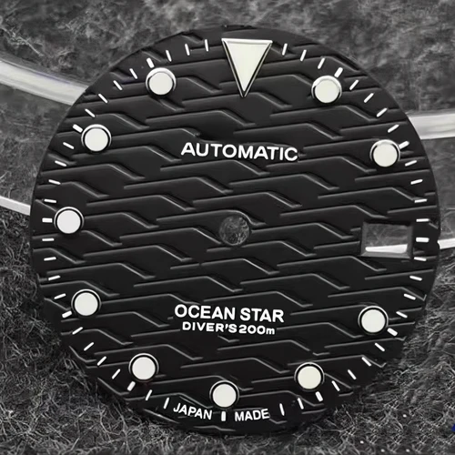 Imagen 2 del producto Esfera NH35 de 28,5 mm/esfera NH36 verde luminosa, esfera S, accesorios para reloj de buceo Ocean Star, para Seiko mod