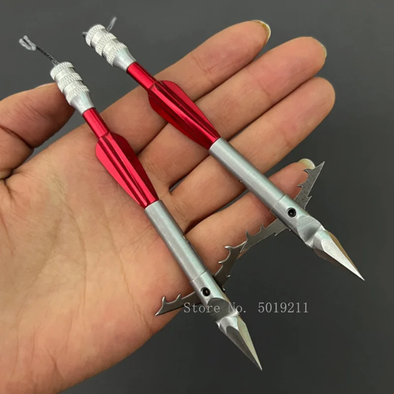 5/10pcs Outdoor Gadgets Fishing Fish Darts Removable Sturdy and Durable New Stainless Steel Hunting Shooting Catapult