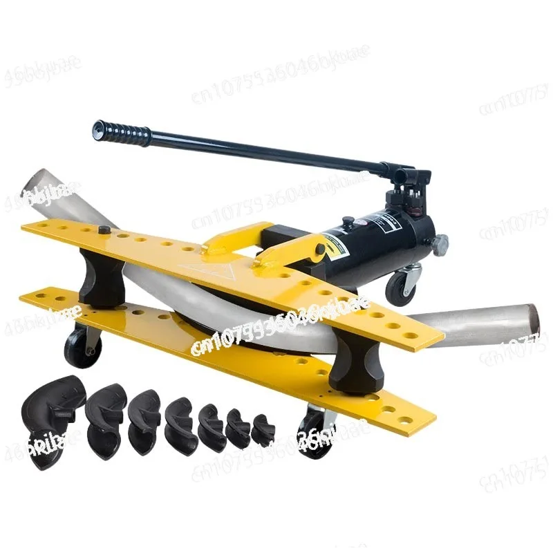 10T Hydraulic Bender Manual Pipe Bending Machine Galvanized Pipe Iron Tube Steel Pipe Bending Tool Industrial Tube Bender