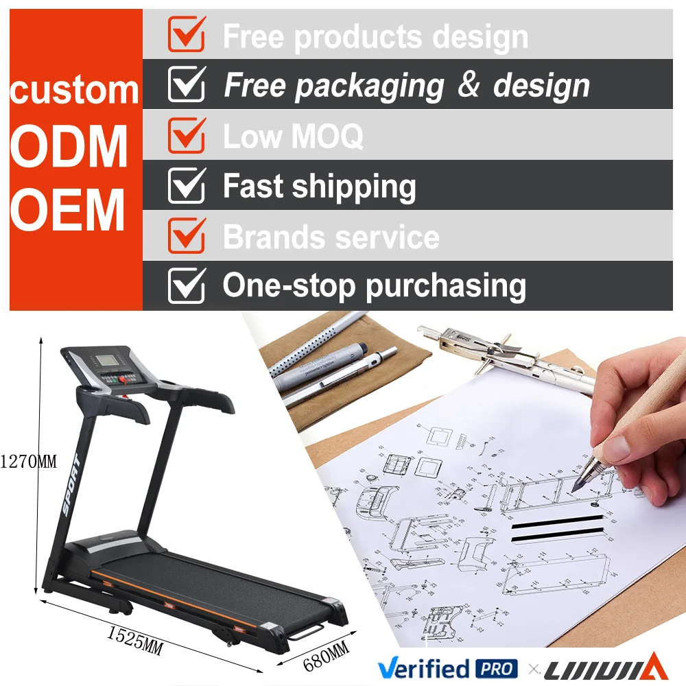 Top Rated Unisex Auto Incline Home Fitness Best Professional Portable Foldable Electric Treadmill