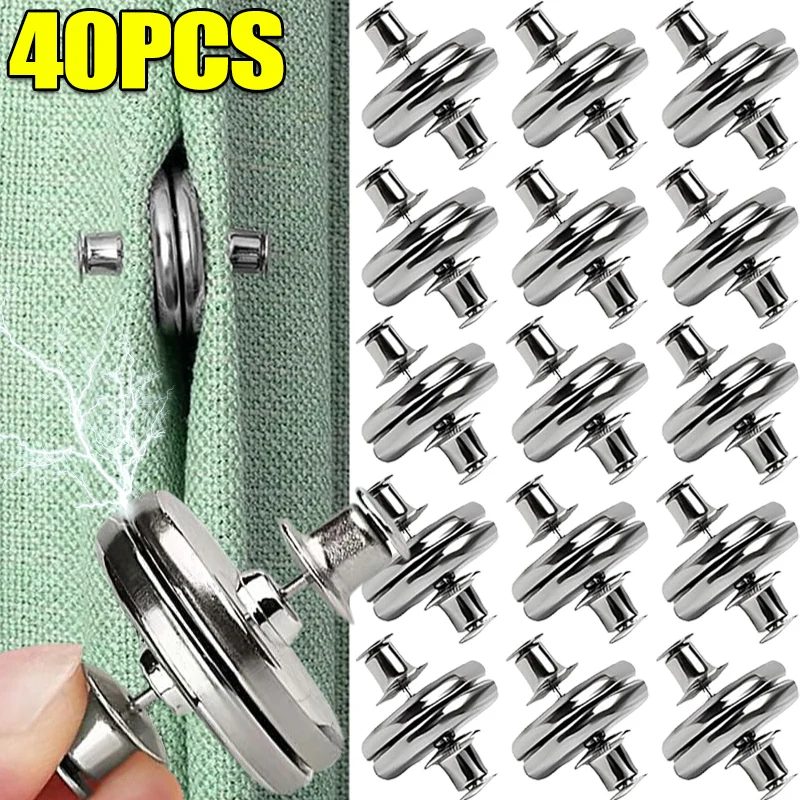 Hebilla de cortina magnética sin clavos, cierre de cortina de ventana, botón magnético de Metal, ajuste de Clip, botones decorativos de cortina desmontables