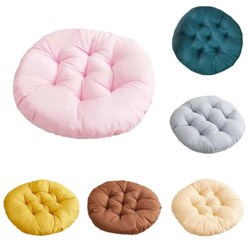 35 cm Seat Cushion Pad PP Cotton Chair Cushion Pad Round Linen Seat Pillow For Chair Back Decor Sofa Garden Office Home Supplies