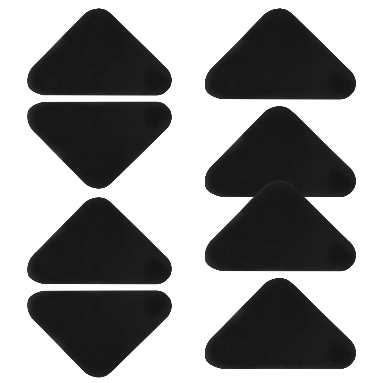 8pcs Anti-Slip Fixed Stickers For Rug Carpet Corner Stopper Non-Slip Stickers Reusable Floor Tape Ceramic Hardwood Tiles Dance