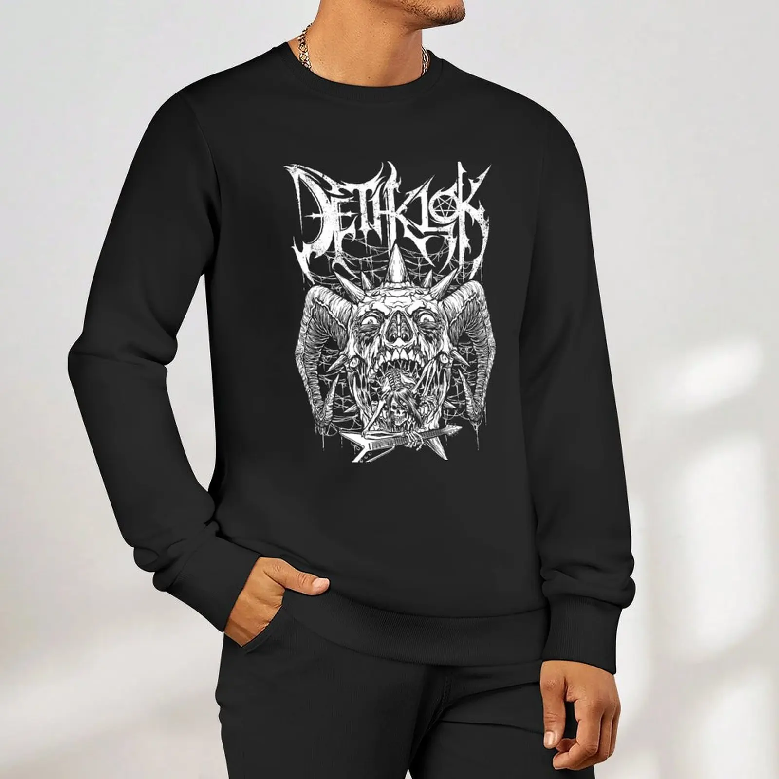 DETHKLOK! Sweatshirt autumn jacket men mens clothing hooded sweatshirt