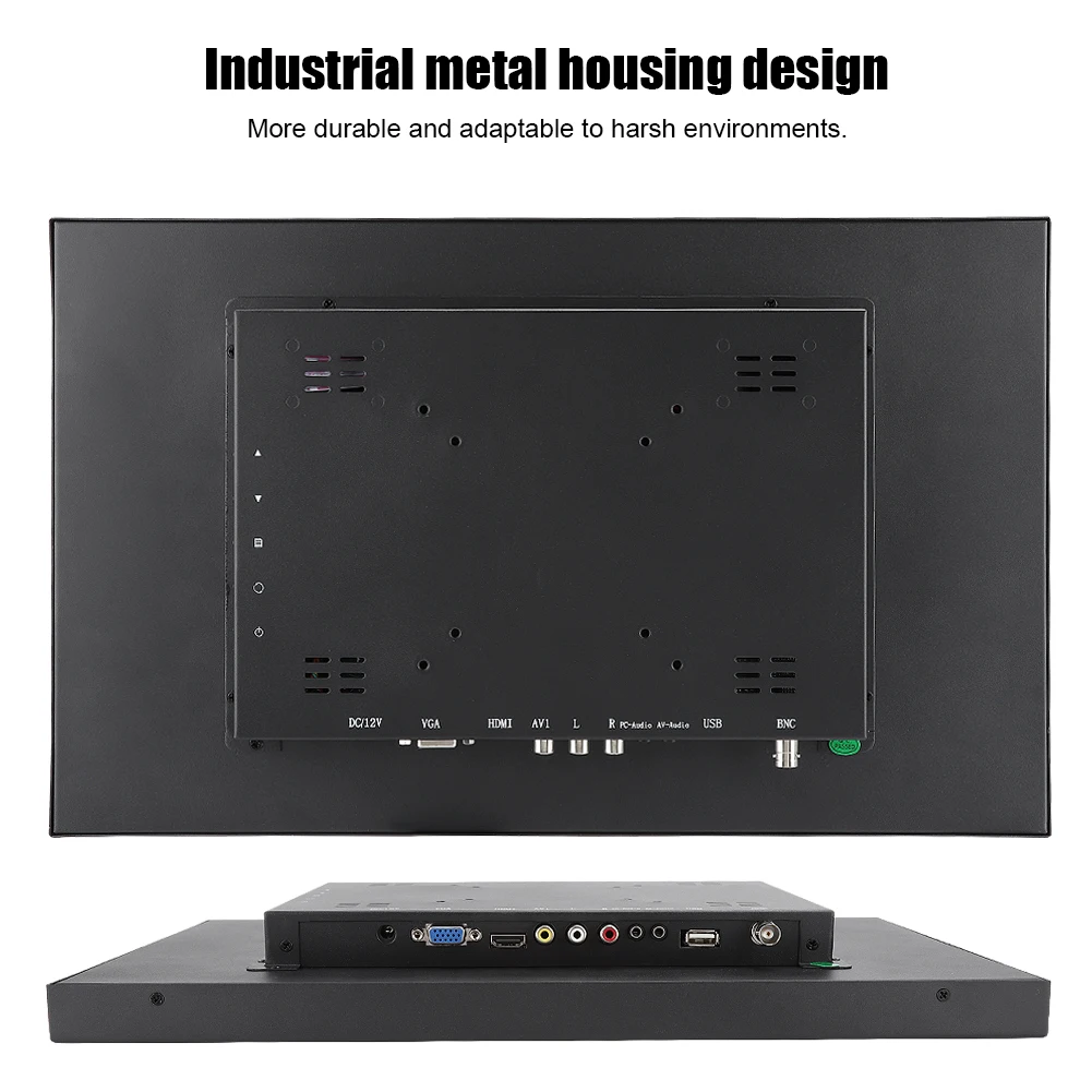 17.3 Inch Full HD Embedded Industrial Metal Monitor Normal Non Touch Version Monitor Display