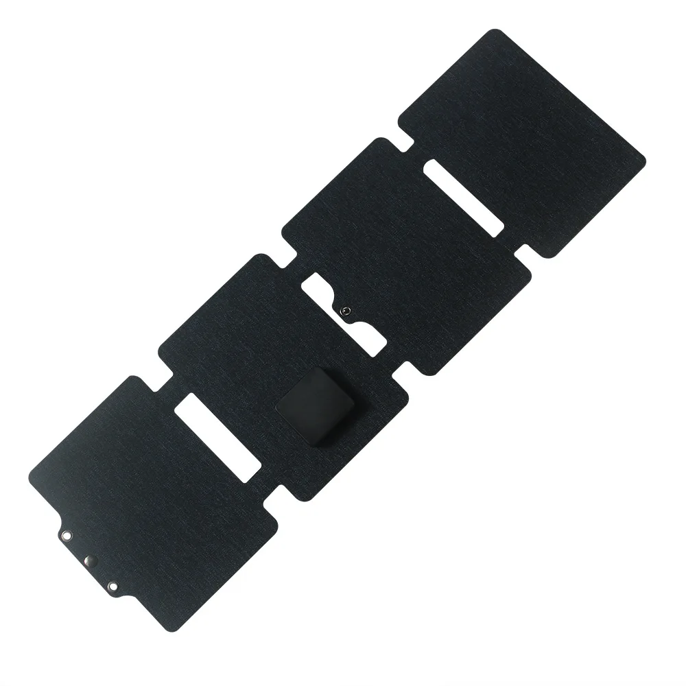 12 واط ETFE لوحة طاقة شمسية مرنة USB نوع C شاحن محمول قابل للطي للتخييم في الهواء الطلق المشي لمسافات طويلة بنك الطاقة في حالات الطوارئ هاتف لوحي