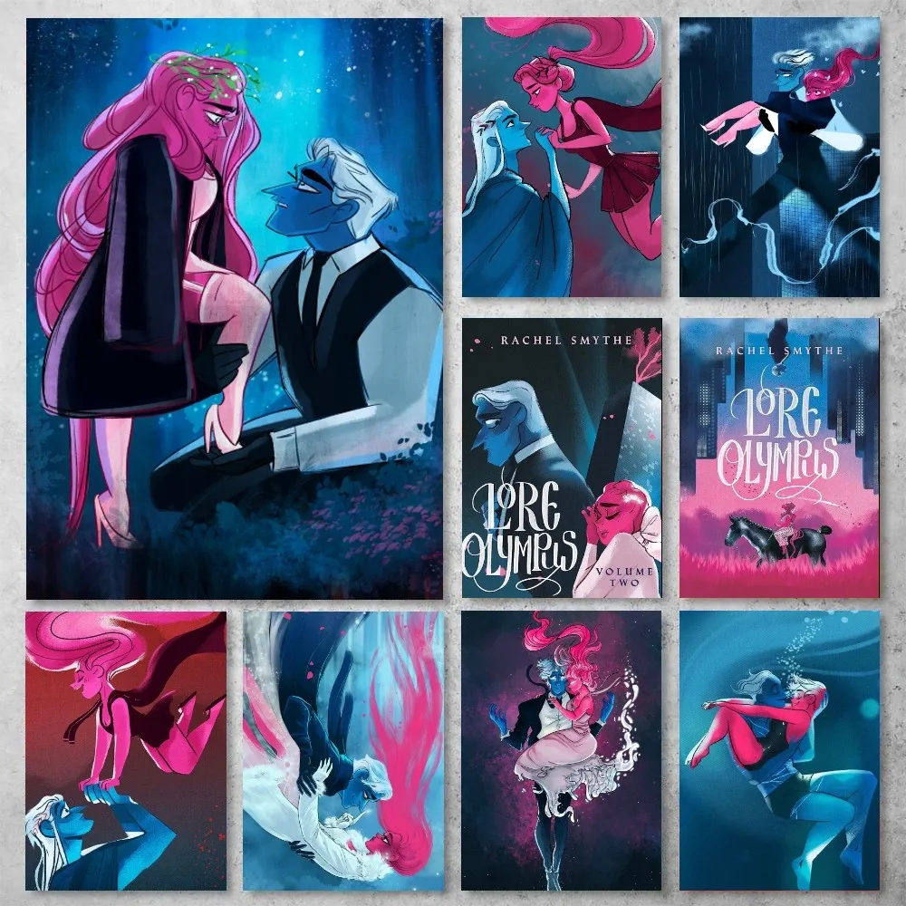 Lore Olympus Books Poster Gallery Prints Painting Wall Canvas Pictures Living Room Sticker