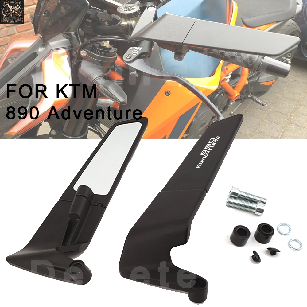 Per KTM 890 Adventure 890 ADV specchio foro Wind Wing specchietto retrovisore rotante regolabile M8 M10 nuovi accessori moto