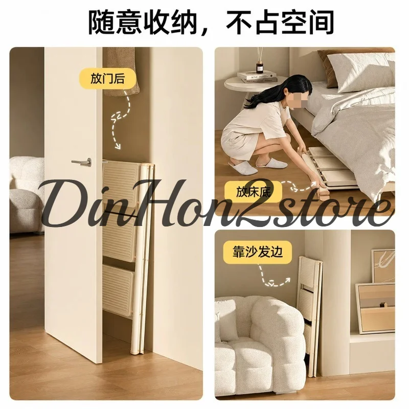Household folding herringbone ladder thickened three-step staircase housewarming ladder stool small, light and high value