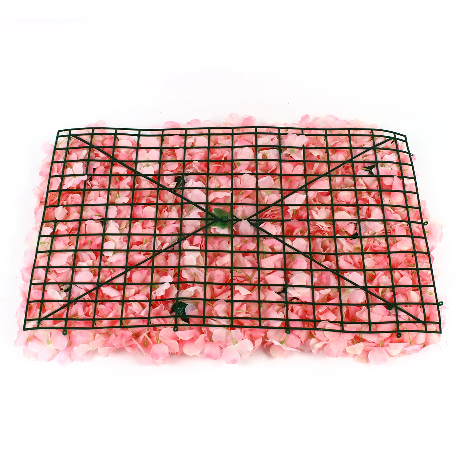 Flower Wall Lifelike Pink Flower Panels Silk Fabric Rose Wall Mat Pink Artificial Flower Wall Backdrop for Garden Wedding Stage