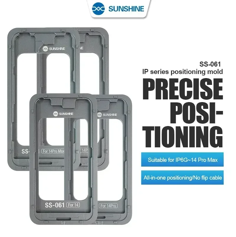 أشعة الشمس SS-061 OCA موقف محاذاة قالب العفن آيفون 7 8 زائد X XS XR 11 12 Mini 13 Pro Max 15 Plus شاشة الكريستال السائل إصلاح