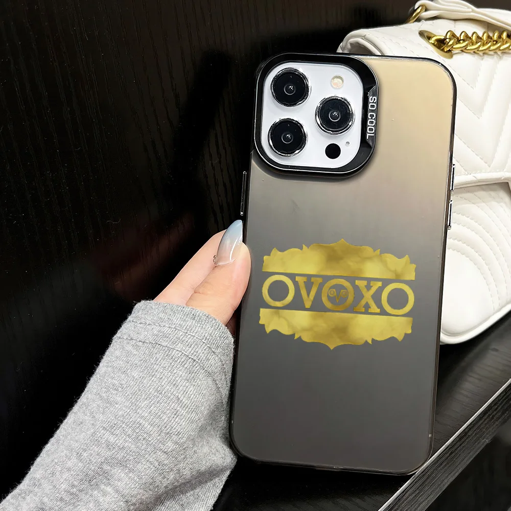 D-Drake O-OvO OWL Fashion Phone Case For Samsung Galaxy S24 S23 S22 Plus Ultra FE A71 A55 A54 A53 Laser Cover IMD Color