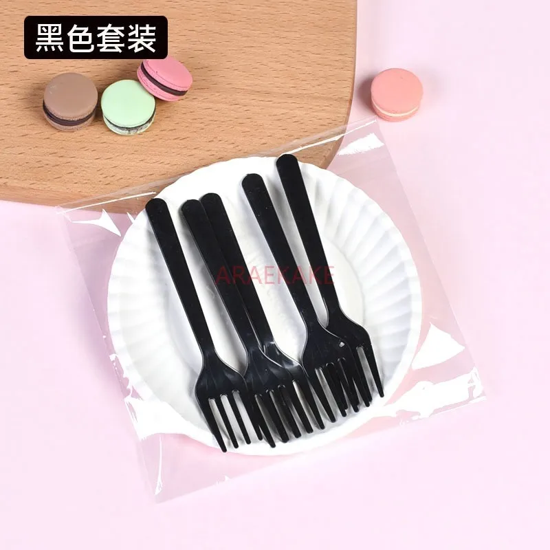 Набор столовых приборов для хлебобулочных тортов, набор вилок, одноразовые тарелки для торта, набор тарелок для торта на день рождения, нож, вилка, тарелка, комбинированная бумажная тарелка