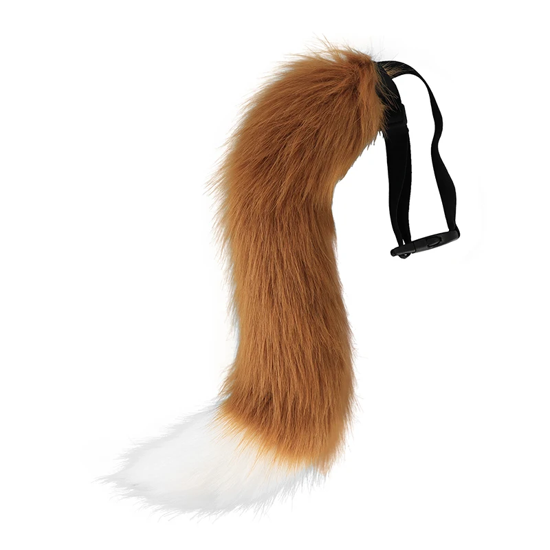 Props Cat Fox Plush Tails Role Play Halloween Party Kawaii Accessories Anime Animal Tail Cosplay Costumes image 5