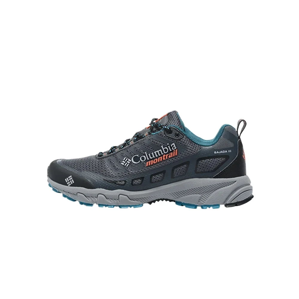 Columbia Crestwood Men Gray Breathable Anti-Slippery Shock-Absorbant Hard-Wearing Low Top Trekking and Hiking Shoes 076