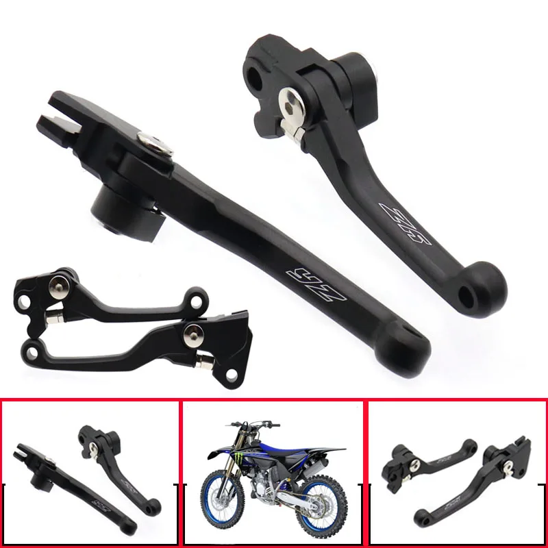 2 Pcs Aluminum Motorcycle Handle CNC Clutch Brake Lever For Yamaha YZ125 YZ250 YZ250F YZ426F YZ450F 2001 2002 2003-2007