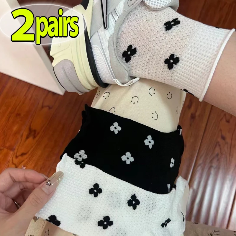 

1/2pairs JK Lolita Cute Princess Socks Sweet Girls Velvet Bowknot Kawaii Socks Women Japanese Style Black White Long Socks