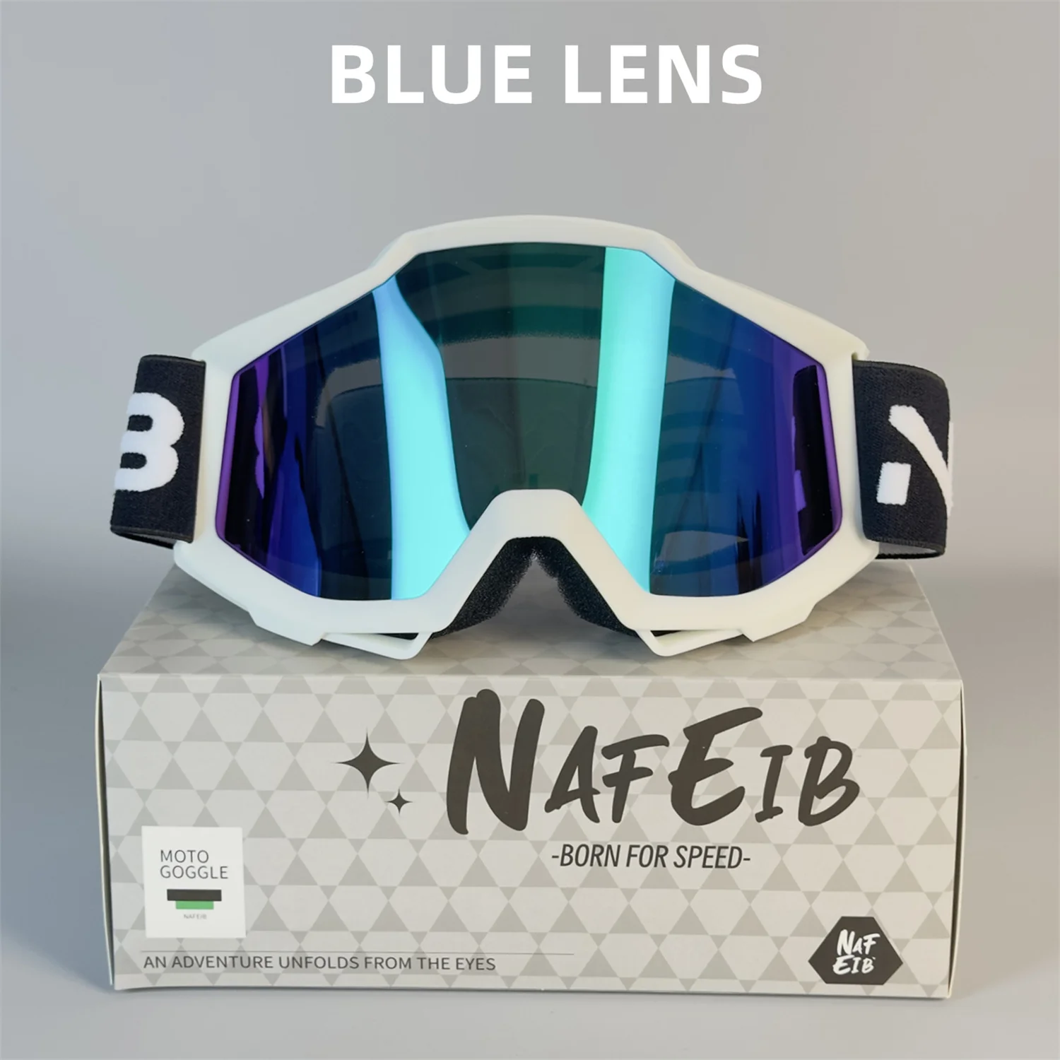 NAFEIB Motorcycle Goggles N17 Motocross Cycling Glasses Outdoor Off-Road Skiing Sport MTB ATV Dirt Bike Racing Goggles