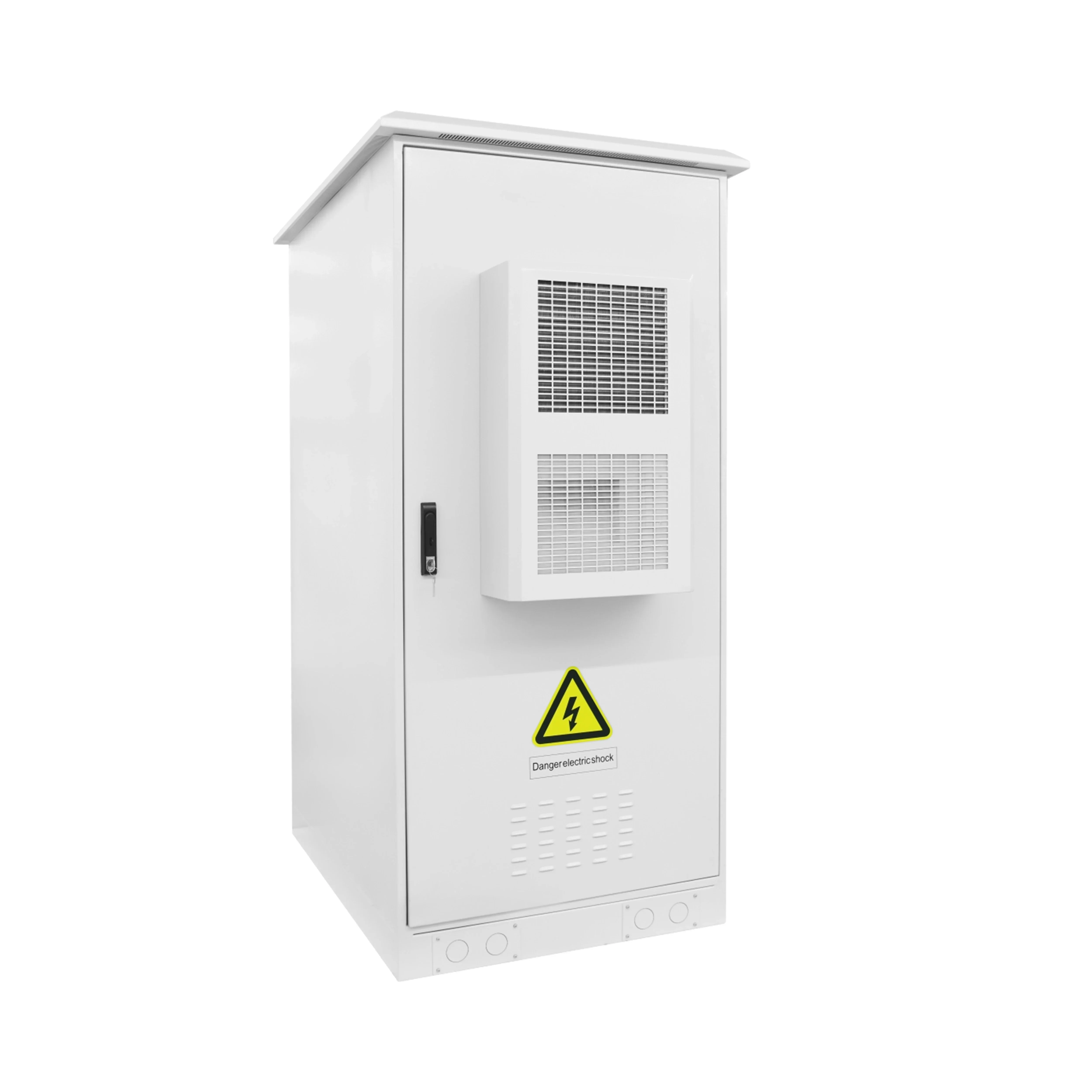 3KVA IP55 UPS خارجي مع خزانة بطارية مدمجة وتكييف الهواء، مقاوم للرياح والغبار، صندوق عاكس للطاقة الشمسية