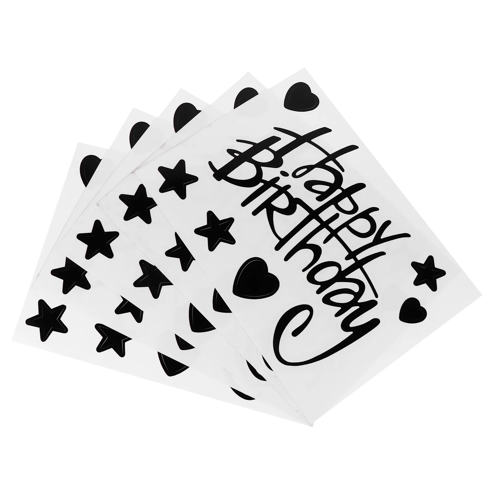 

5 Pcs Adhesive Decorative Stickers for Birthday Balloon Decals Party Wall Balloon Birthday Stickers Kids Room Decals