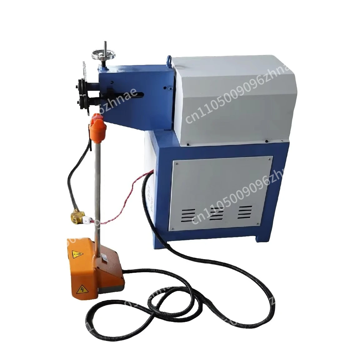 1.2Mm Round Pipe Rotary Grooving Machine HVAC Pipe Manufacturing Equipment with Automatic Stainless Steel Motor