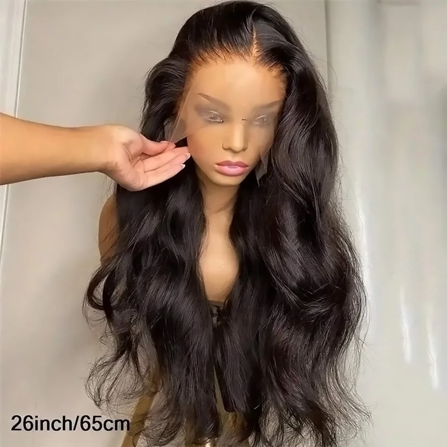 40 بوصة 200% الكثافة 13x4 الدانتيل الباروكات للنساء شعر الإنسان قبل قطعها قبل قطع الجسم موجة الدانتيل الجبهة الباروكات