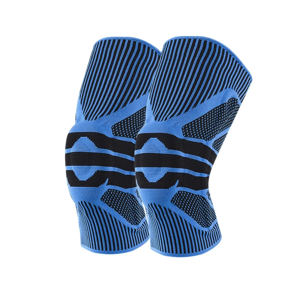 

Outdoor knee pads summer silicone spring non-slip breathable knee pads running basketball riding knitted protective gear