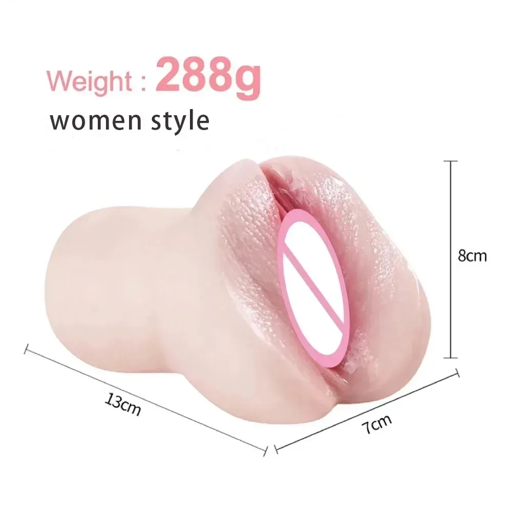 Vagina realista de Material suave de silicona TPE, Juguetes sexuales, experiencia Sexual realista, mantequilla Sexy, tienda de productos para