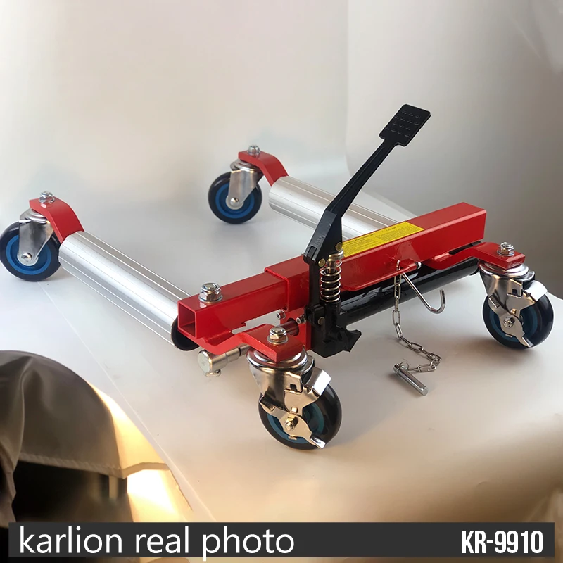 KARLION KR-9910 Hydraulic Car Jack 1500 Lbs Capacity Metal Construction Workshop Tool for Vehicle Positioning & Lifting