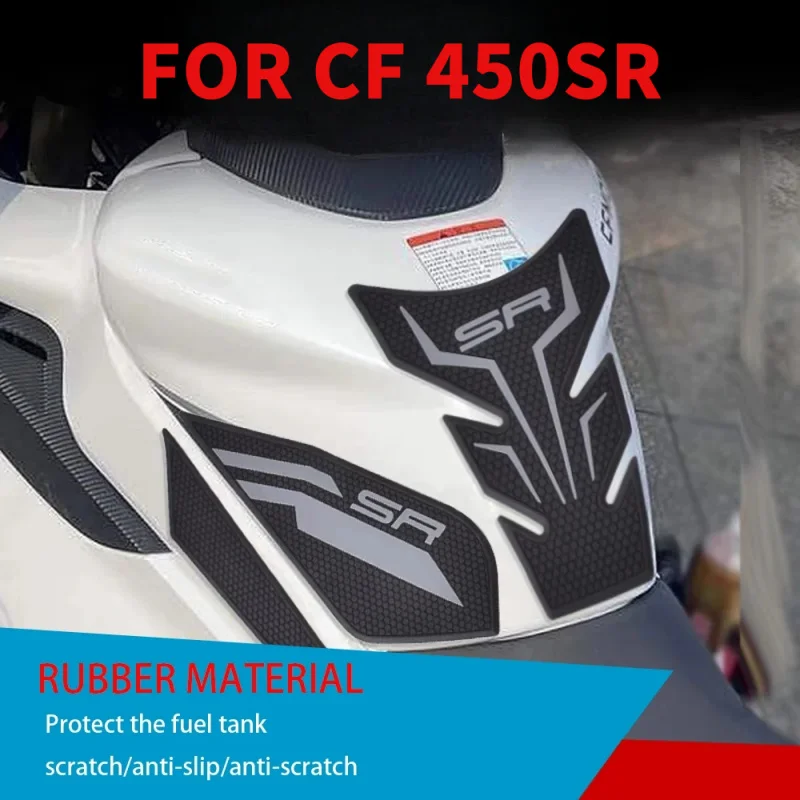 

﻿ Для CFMOTO 450SR 2022-2025, комплект мотоцикла, наклейки для защиты колена на 450SR, наклейки на бак, часть защиты газа