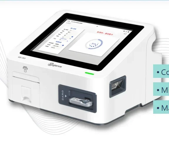 Maintenance Free 34items  Blod Gs  Biochemistry and Electrolyte Analyzer  Automated  for Human Vet Use