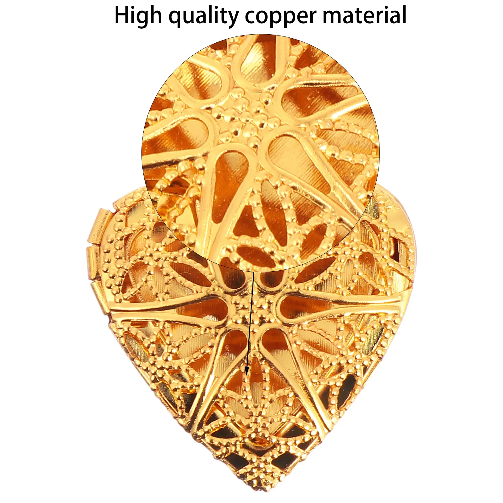 10Pcs Photo Frame Heart Necklace Pendant Delicate Exquisite Detail Jewelry Gift for Women Valentine's Day Birthday Souvenir
