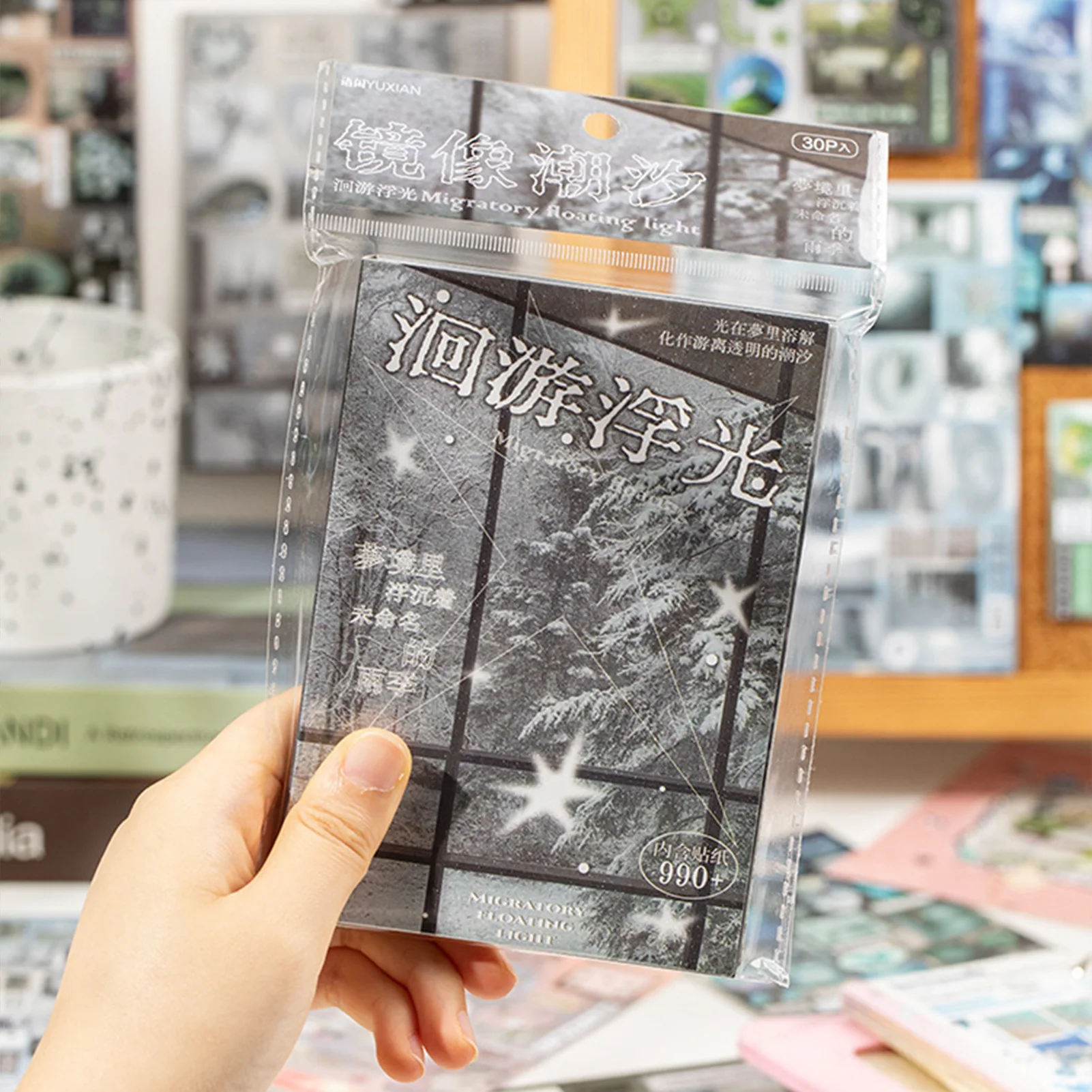 Japanese Style DIY Vintage Classic Sticker Books Clear Printing Bright Colors Stickers For Scrapbooking Journals Art Projects