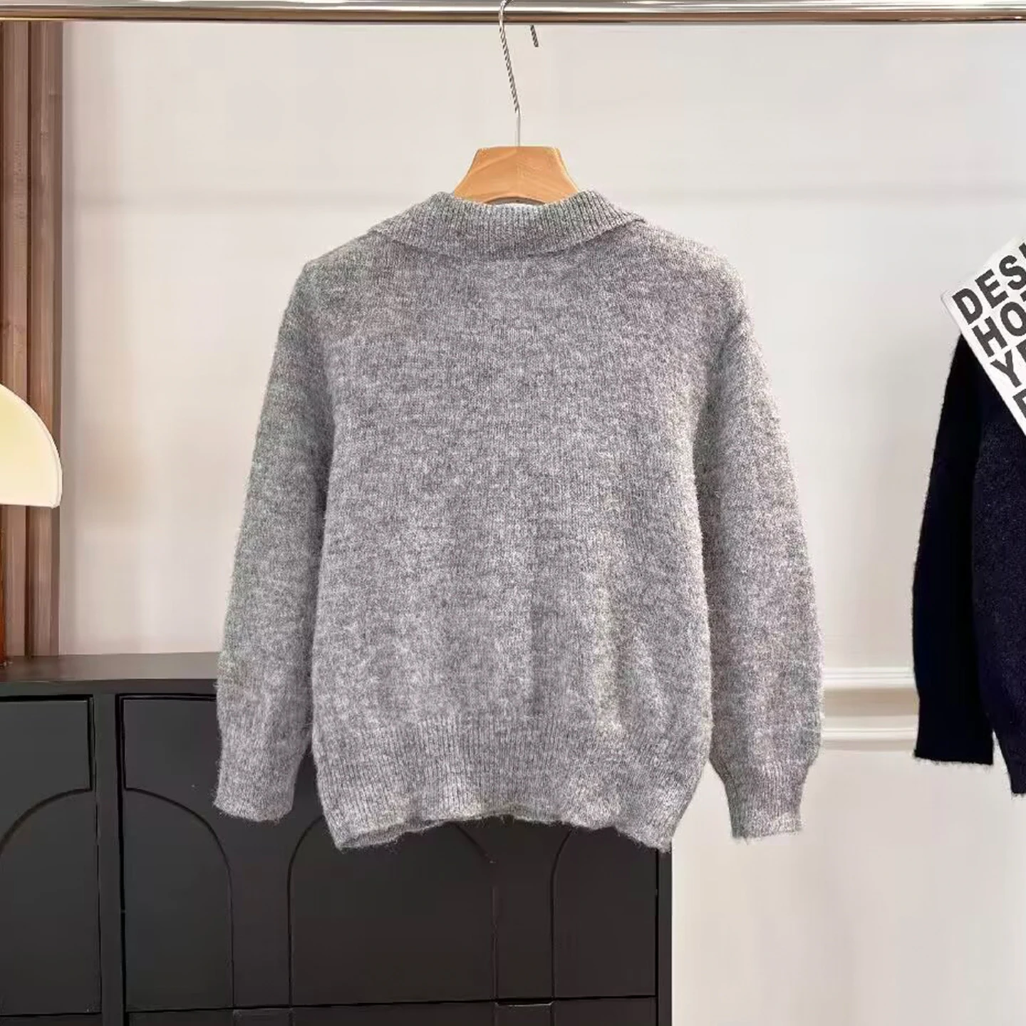 Faionable Slim Fit  Ne Sweater for Women Winter 2025 New Arrival Z Brand Long Sve Hoodie Sle Knitted Top