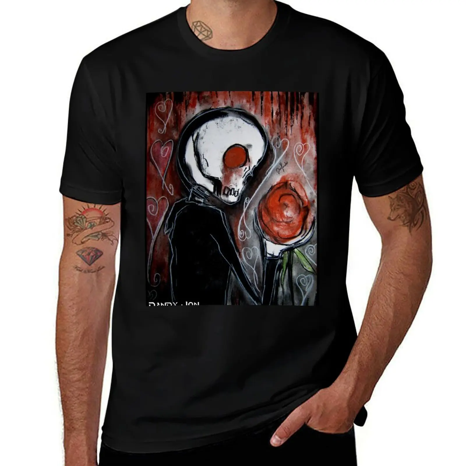 

Deathly Valentine T-Shirt man t shirt cotton man graphic t shirt man t shirt graphic T-Shirt