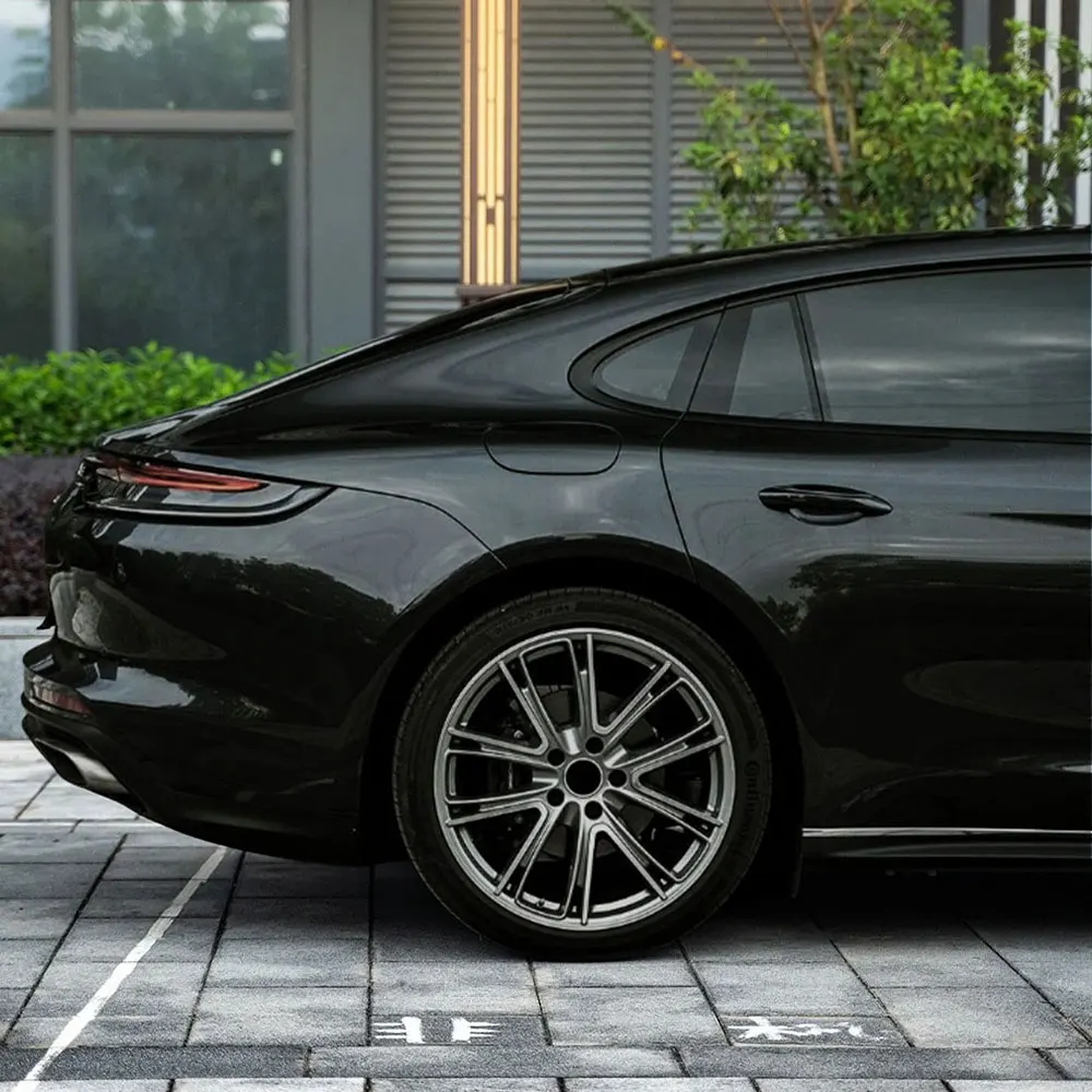 

Cinerite Grey Metallice Car Sticker Wrapping Vinyl Film PET Sticker Bubble Free Auto Decals Car Accessories Exterior Interior