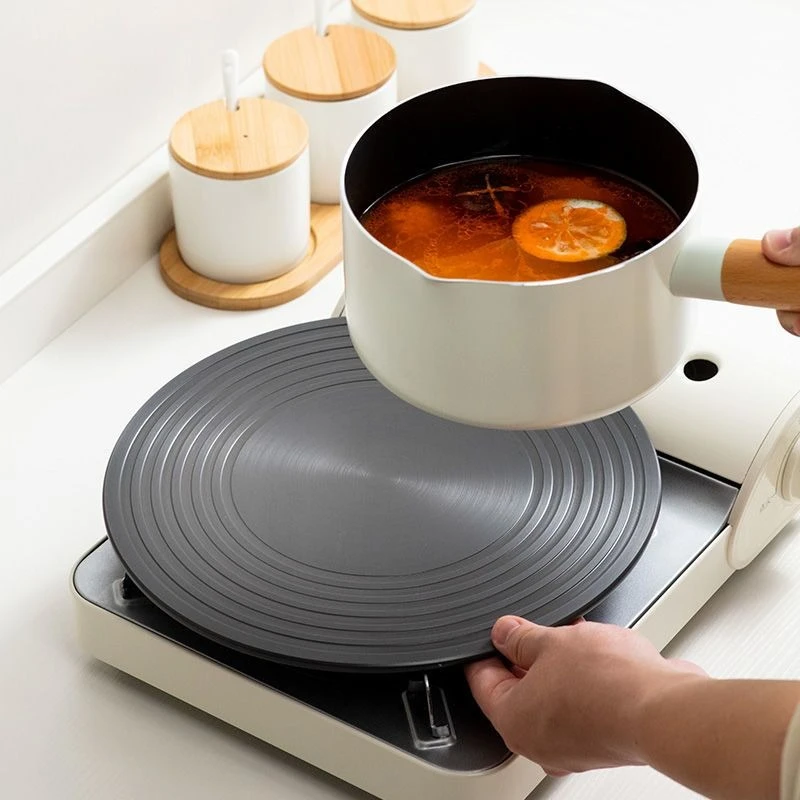Daily energy saving household heat conducting plate kitchen multi-functional thickened non-slip non-black pot high-grade general