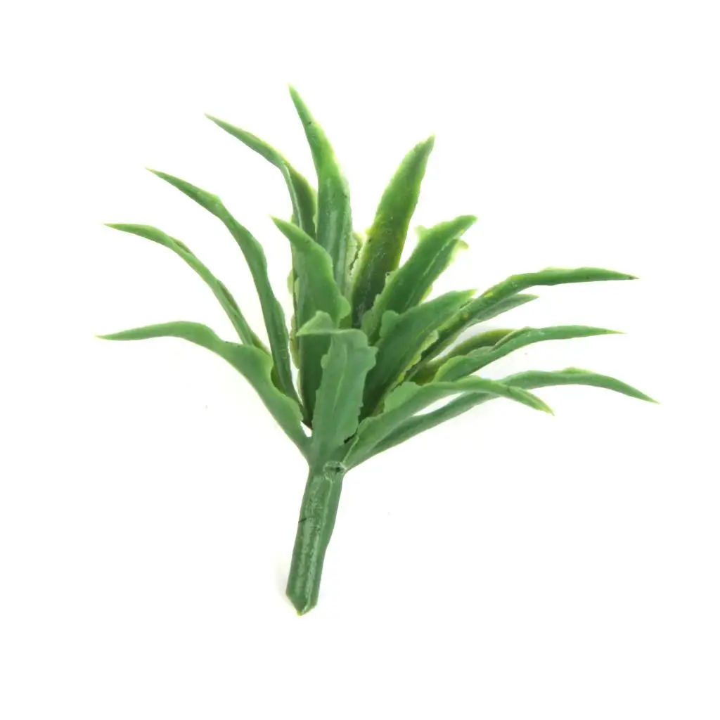 Sword Shaped Mini Grass Cover Micro Landscape Prop Plastic Model Plants Green Decor for Railway Scenery Sword Shaped Mini Grass Cover Micro Landscape Prop Plastic Model Plants Green Decor for Railway Scenery