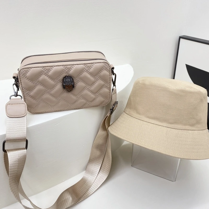 2025 New Design Luxury Designer Fashion Trend Cross Body Bag Women's Retro Square Bag with Hat  Small shoulder Bags For Girl