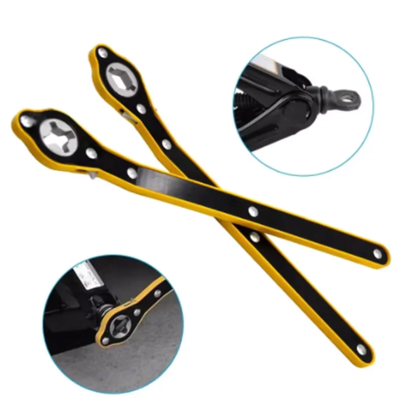 Car Mounted Small Car Universal Crank Handle Accessories with CAR Tools Car Jack Handle Lever Labor-saving Wrench Tool