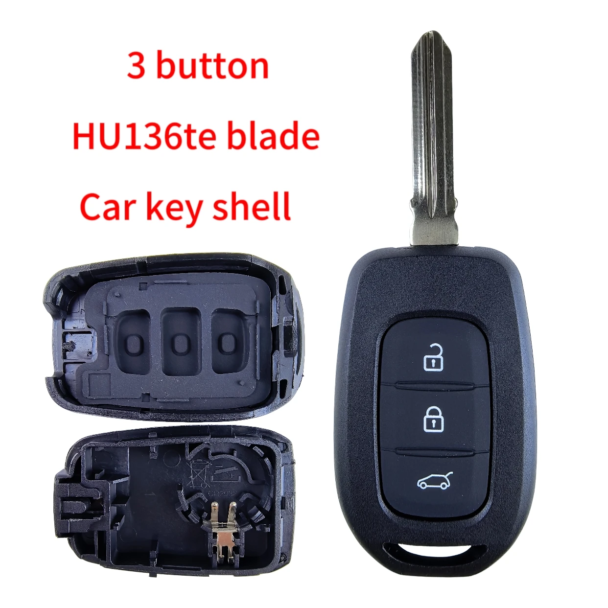 Jingxin 4A PCF7961 Chip 433Mhz 2/3-Tasten Autoschlüssel für Renault Sandero Logan Lodgy Dokker für Dacia Duster Smart Control Key – Detail 18
