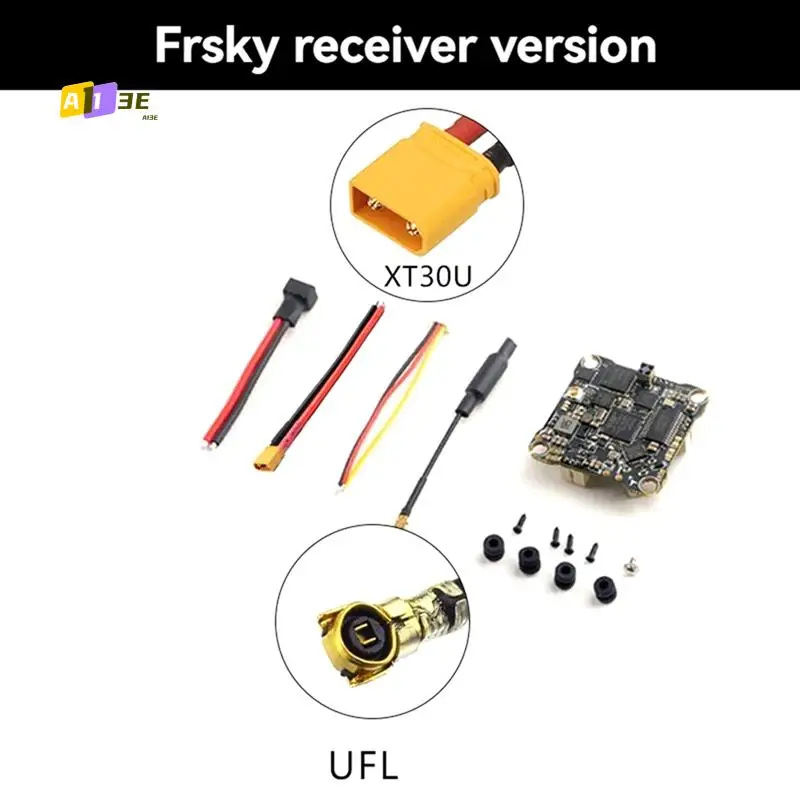 

A13E-X12 AIO 5In1 1-2S Flight Controller Built-In 12A ESC OPENVTX 400Mw For FPV Drones For Frsky Receiver Version