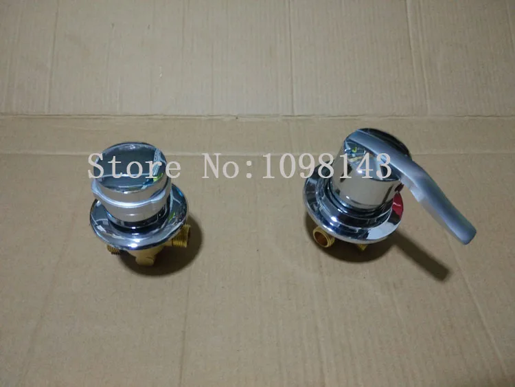 2PCS=1SET Separate shower room faucet brass set,  2/3/4/5 ways bathtub shower faucet cartridge, Bathroom shower faucet mixer