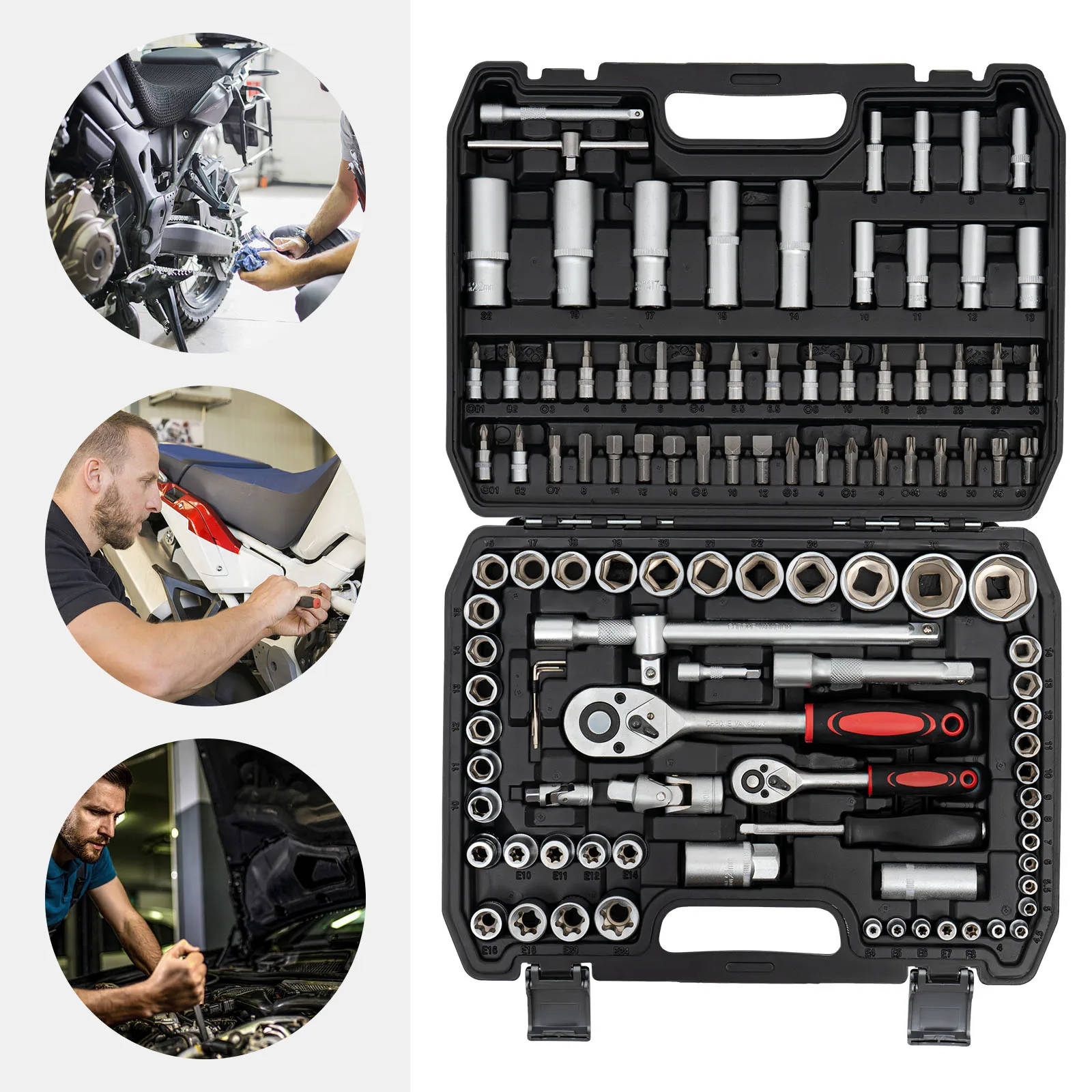 38-Piece HSS Twist Drill Bits Set, High Hardness, Rust-Resistant, Convenient Storage Case