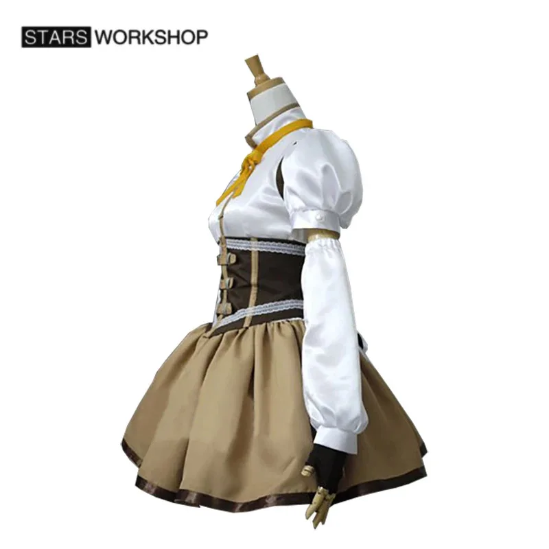 QQ681 마법소녀 마도카 마기카 토모에 마미 코스프레 의상 여성용 화려한 드레스 스커트 유니폼 의상 할로윈 카니발 파티 의상