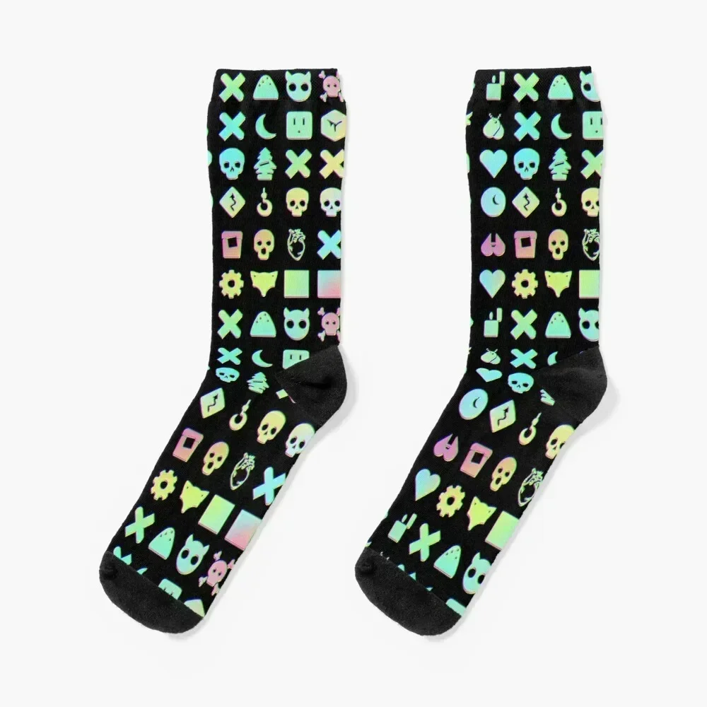 

love death robots -Complete Icons Socks cartoon loose anti slip football shoes Boy Child Socks Women's