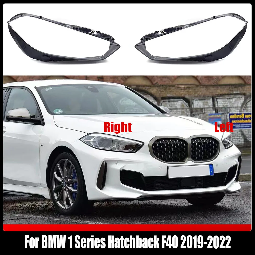 

For BMW 1 Series Hatchback F40 2019-2022 Headlight Shell Transparent Lampshade Cover Headlamp Plexiglass